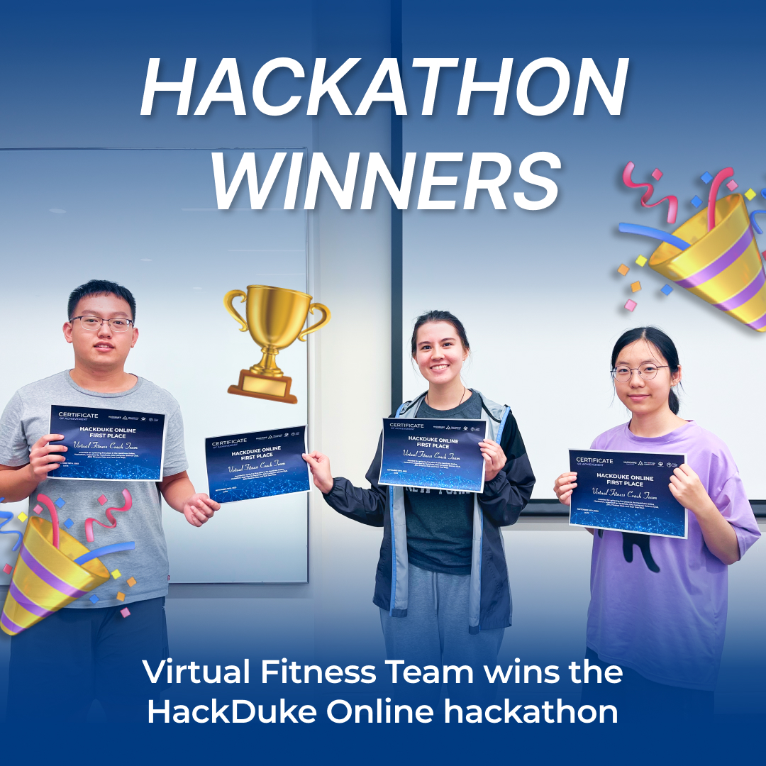 DKUCompSciClub's tweet photo. Announcing the winners of HackDuke Online, #secondround https://t.co/8oEzZMFfOU