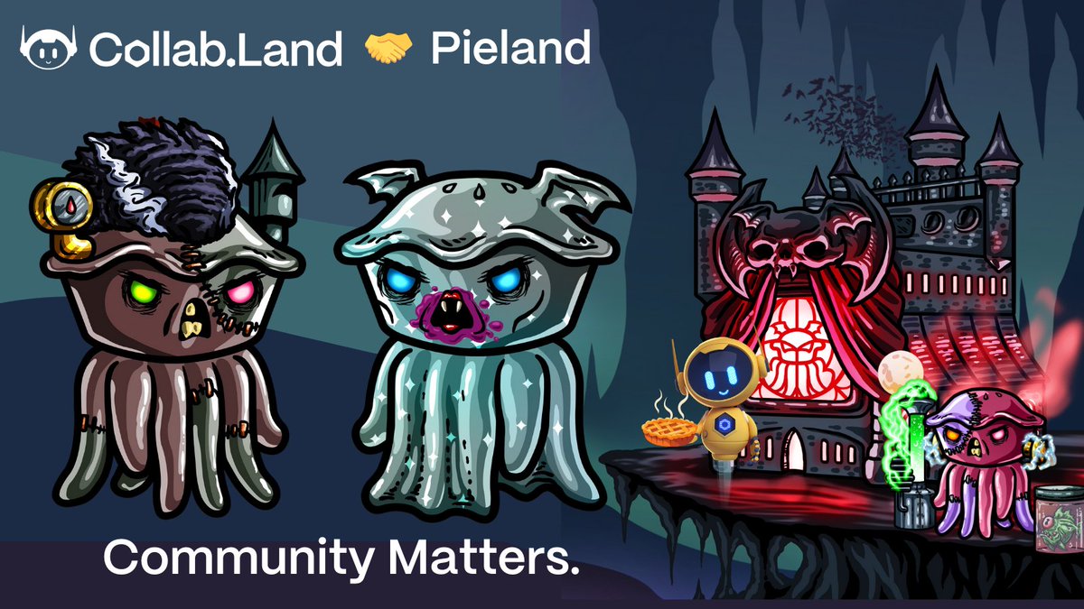Collab_Land_'s tweet image. We know the secret ingredient: 
Community Matters. 

We're proud to support the Pieple of @PielandWorld  🤝