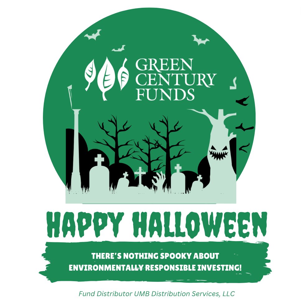Green__Century's tweet image. Happy Halloween from Green Century! There’s nothing spooky about environmentally responsible investing!

Learn more at: greencentury.com

#GreenCenturyFunds #SustainableInvesting