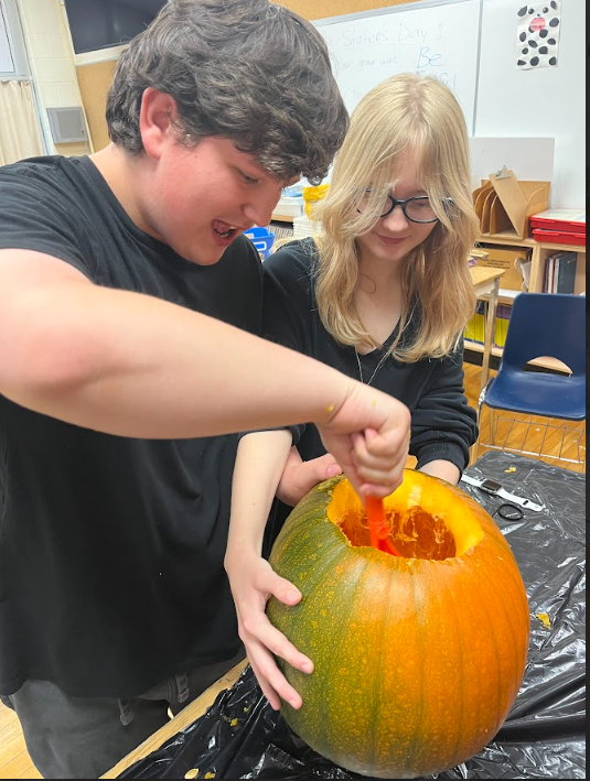 Pumpkin Week continues with our carving and gut search! Stay tuned for "The Great Pumpkin Roll" today!