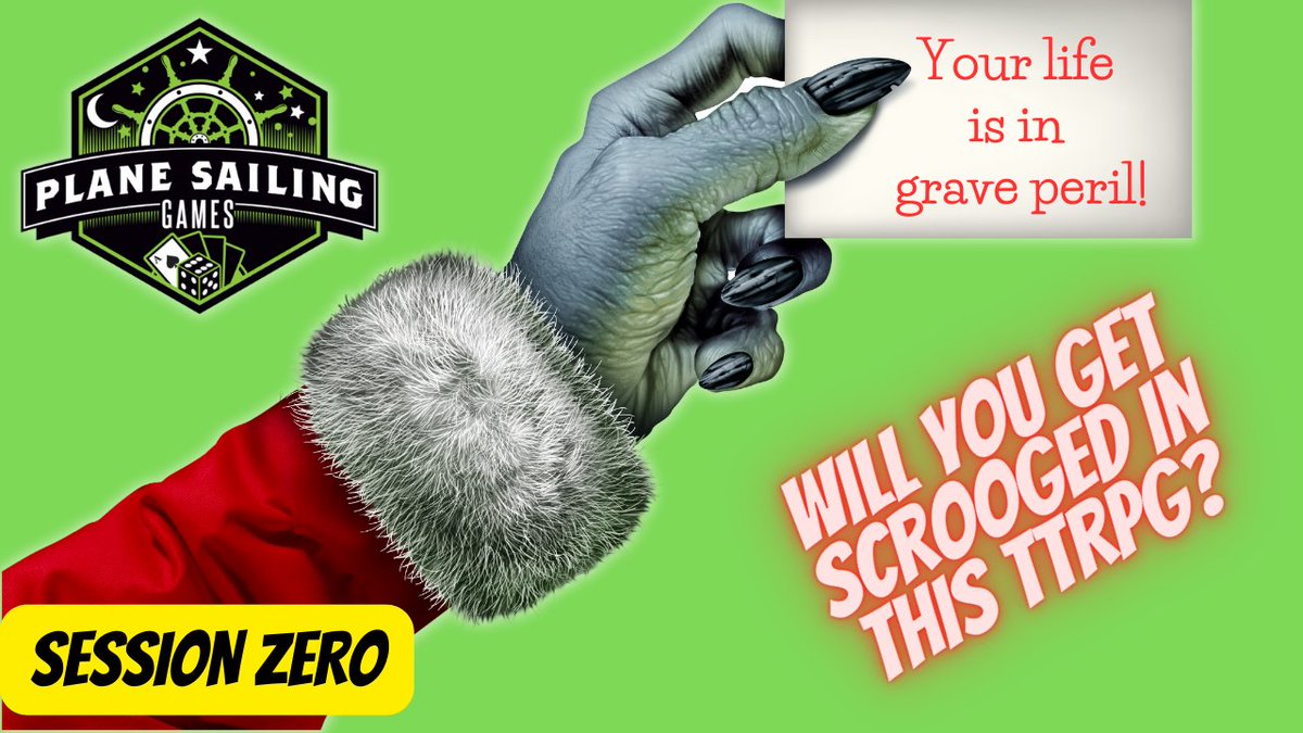 badly_games's tweet photo. ⭐️New Interview is up!⭐️Ever wonder what would have happened if #Scrooge didn't redeem himself? Well @NAlexWhite created a game inspired by that very thing. Expect Three Visitors is a #ttrpg #kickstarting now! Check out my interview with him here 👇
https://t.co/zQIKMjJqNI https://t.co/Mje43AQRWH