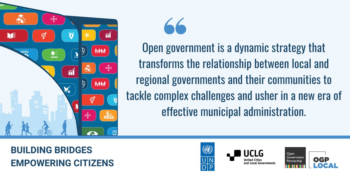#WorldCitiesDay🏙️🌍Did you know that local & regional governments are driving forces behind the open government agenda? Discover how they shape transparency, participation, and accountability for a brighter future #OpenLocalGov
