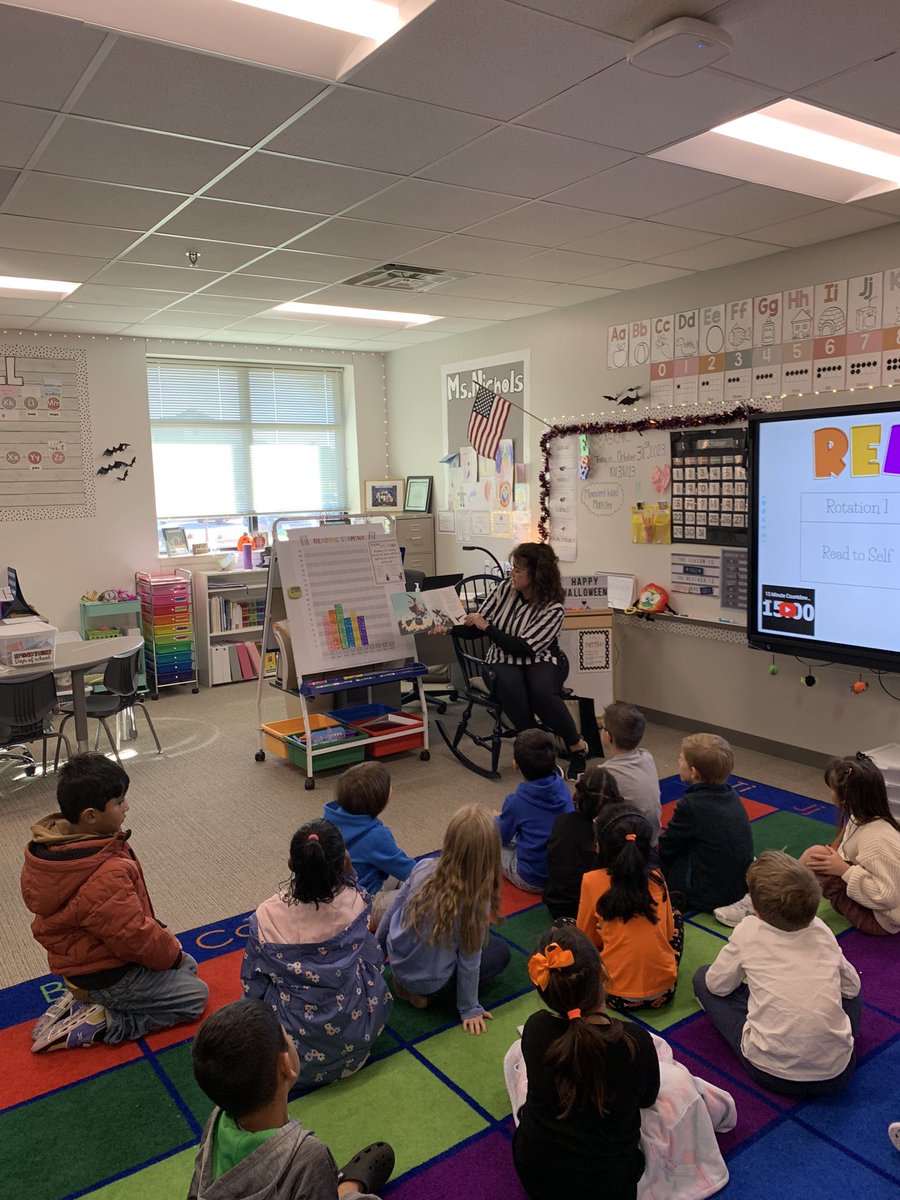 Had the most special mystery reader today in my class! My mom! We were so excited!❤️ #ReevesAchieves #AdventureAwaits #ProsperProud