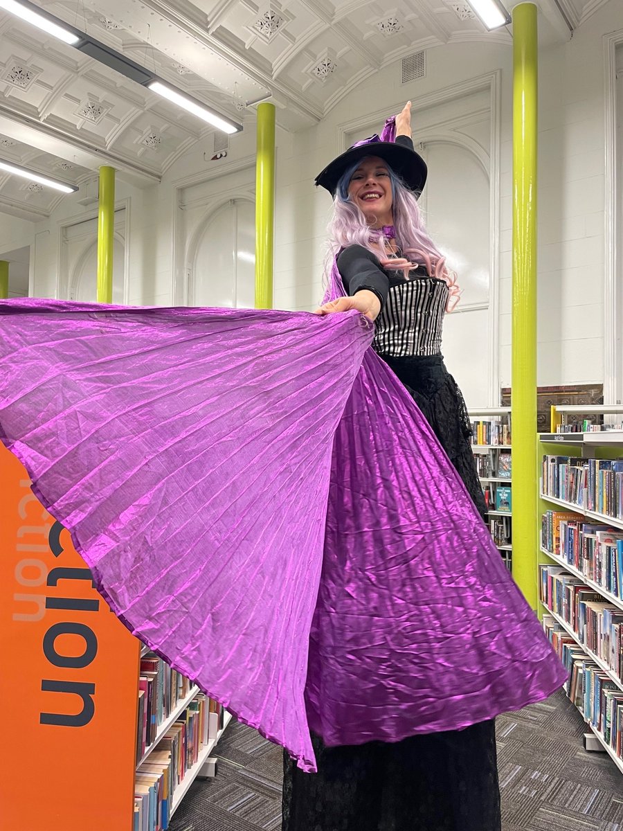We've had a Spooktacular day here at Central Library celebrating the end of the Summer Reading Challenge (and Halloween of course) with special authors, our friends <a href="/BL_Learning/">British Library Learning</a>, workshops, a book trail and even a witch on stilts!