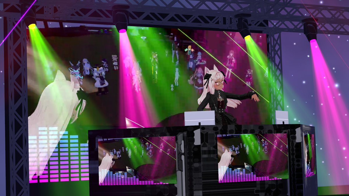 ranka_aoi's tweet photo. MMDJ Halloween
お邪魔して来ました🎵
#MDDJ
#VRChat #VRC #VRChat_イベント紹介 https://t.co/IqrdBT07o5