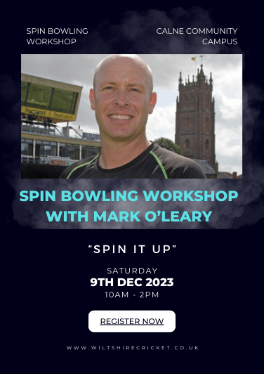 WiltsCricket's tweet photo. 📢 Spin Bowling Workshop for Coaches with Mark O'Leary

🏏 We’re delighted to welcome @sparkyoleary1 to Wiltshire on Saturday 9th December for a Spin Bowling Masterclass!

Open to all coaches check out details here; https://t.co/r3Fc0SDaO2

Booking link 👉 https://t.co/MGz9G5rsSu https://t.co/T0rzi6VjMB