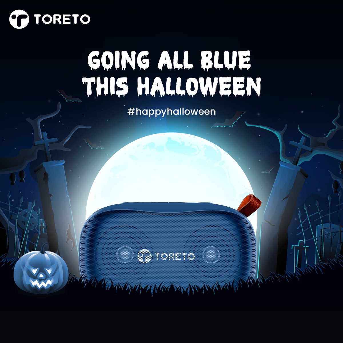 Sound that gives you chills in shades of blue!

#Toretoindia #Beyou #Bangpro #Speaker #Explorepage #Explore #Trending #Halloween #Happyhalloween #Halloween2023
