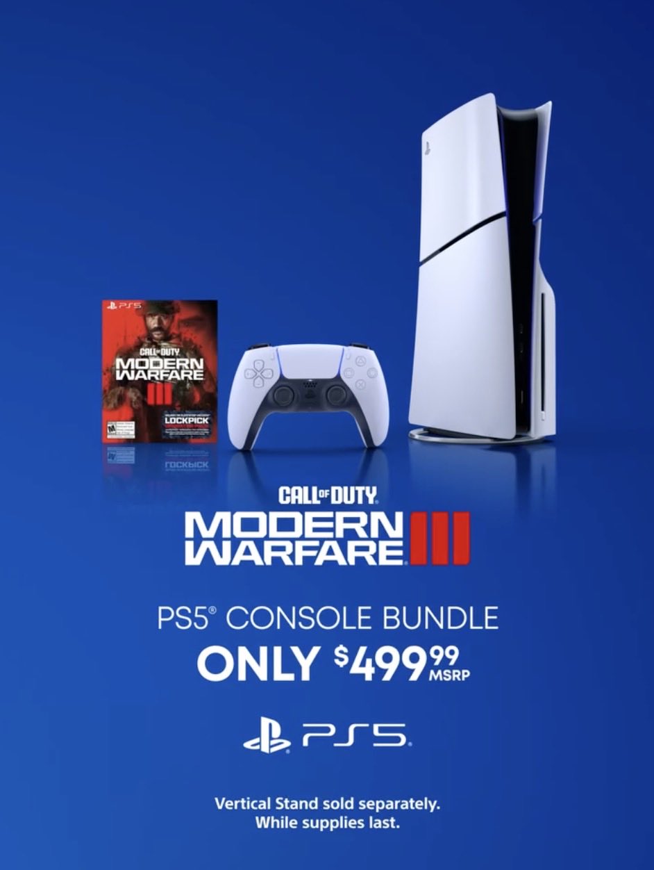 Modern Warfare 3 PS5 Bundle Will Feature New Slim Console - Insider Gaming