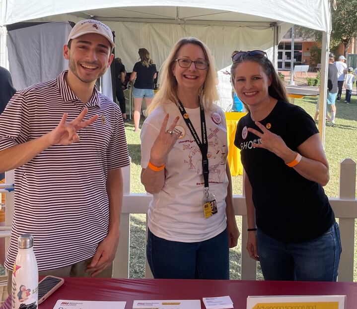CAOE_ASU's tweet photo. ASU Homecoming this past Saturday! @asu_gsi @ASUResearch
#DHS_COE_research @dhsscitech https://t.co/4JMLLNf4Sy