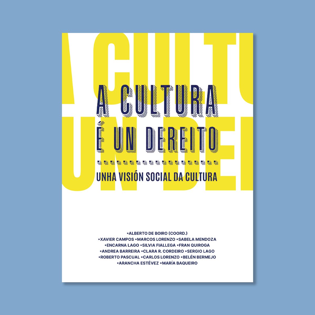 ¿Cómo es la situación actual de la gestión cultural en Galicia❓

La publicación de <a href="/DACCultura/">Cultura Depu. Coruña</a> aborda esta cuestión y aporta herramientas para fomentar una visión social de la cultura, recogiendo las conclusiones de las jornadas #ACulturaÉUnDereito.

➡️bit.ly/ACulturaEUnDer…