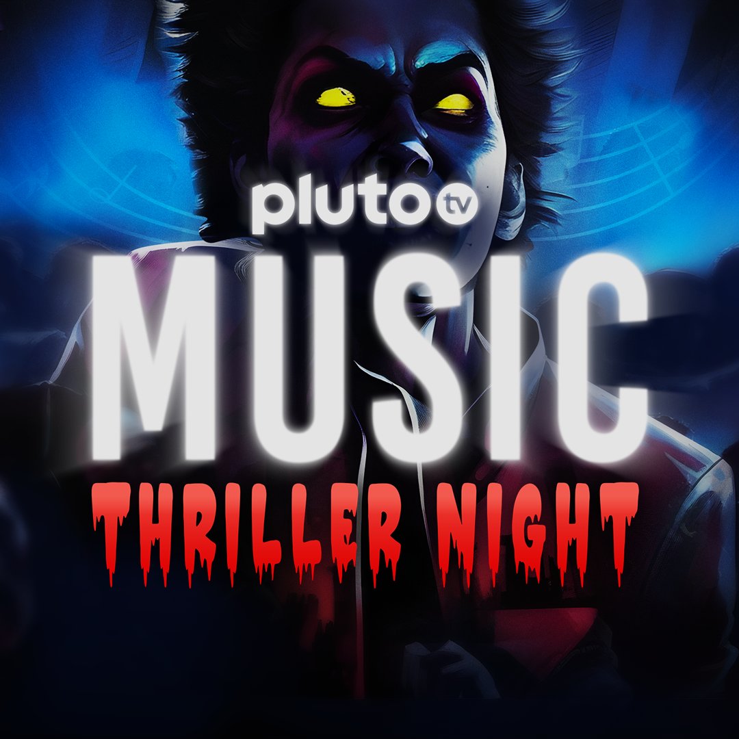 plutotvca's tweet photo. Happy Halloween! π
Does it get any more iconic than Michael Jackson's Thriller video? Stream it all day on Pluto TV.
#PlutoTVca #StreamNowPayNever https://t.co/rdYsZAtvXT