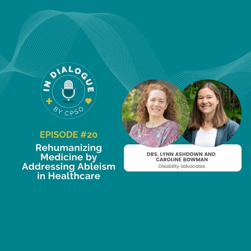 Many individuals with disabilities face unique challenges that can impact their healthcare experiences. In #InDialogue Ep. 20, our guests offer a valuable, patient-centred perspective on these issues for physicians and non-physicians alike. dialogue.cpso.on.ca/2023/10/in-dia…