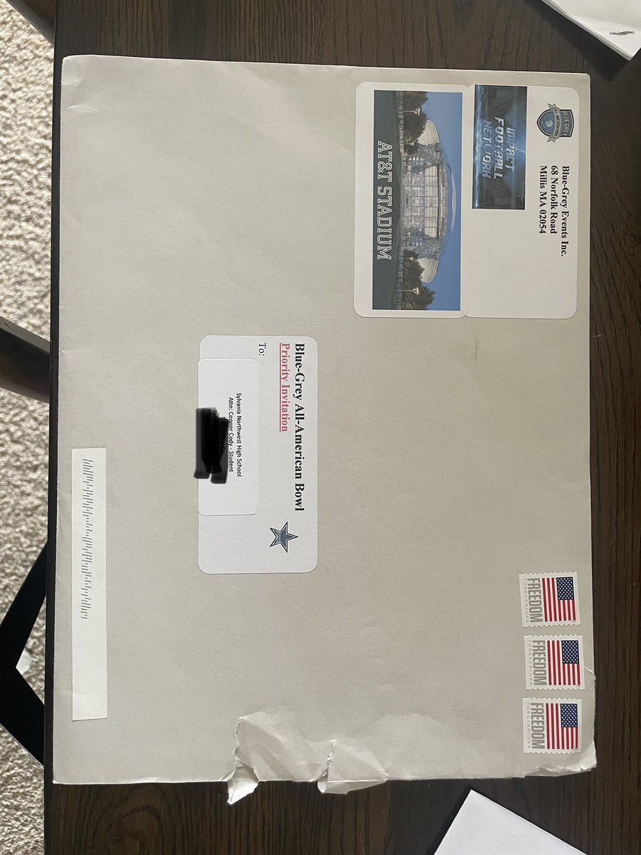 Honored to be Invited to play in the Blue-Grey All American Bowl in Texas <a href="/BlueGreyFB/">Blue-Grey All-American Bowl</a> <a href="/CoachSilm13/">Coach Silm</a> <a href="/NviewAthletics/">Northview Athletics</a> <a href="/nvwildcatsfb/">Northview Football</a>