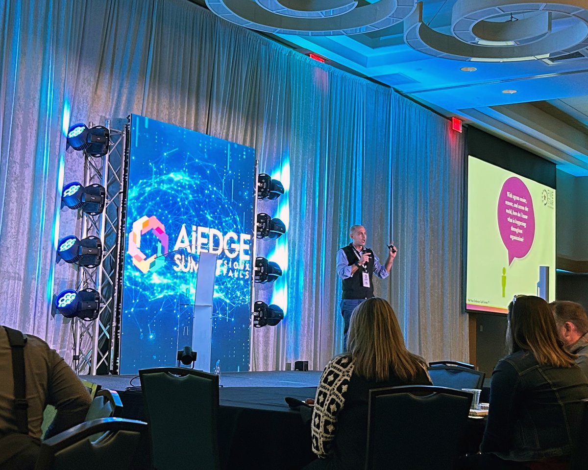Our chief client officer, Joel Sylvester, recently took part in the #AIEdgeSummit to discuss how we are using #AI in the contact center industry. 
#ContactCenter #CustomerExperience #Technology