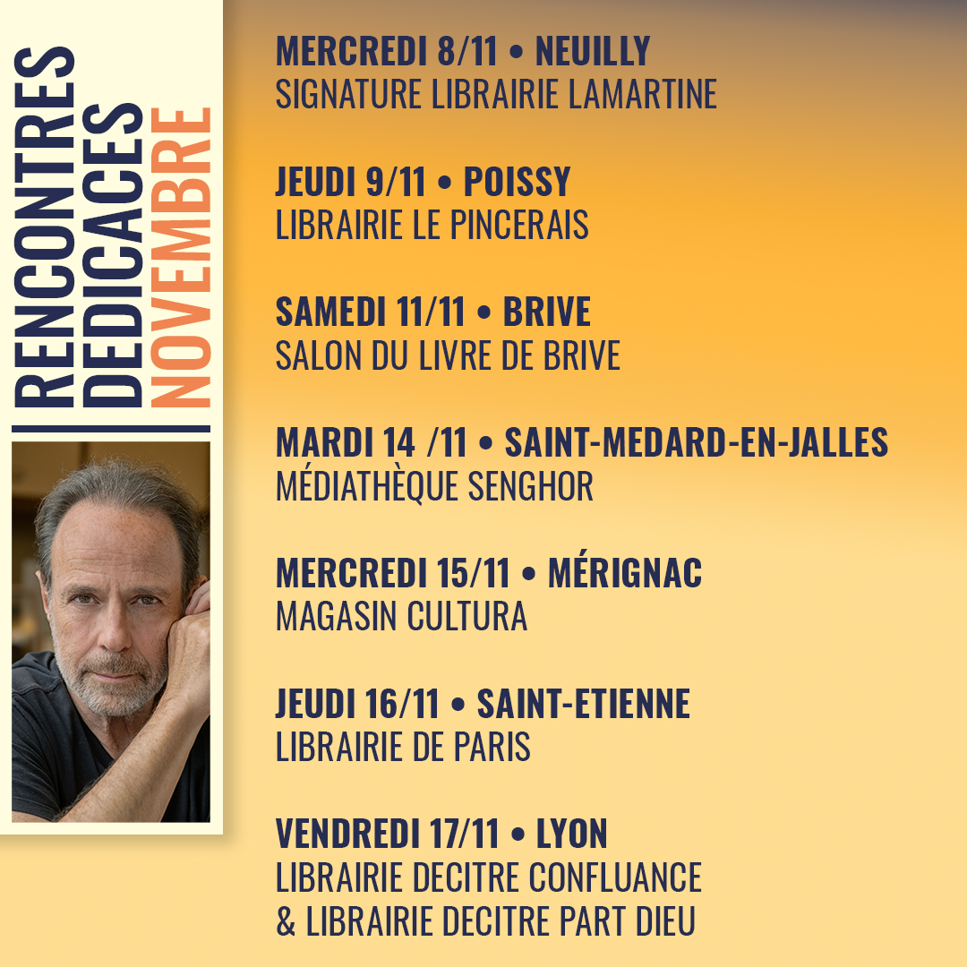 Retrouvez Marc Levy en novembre pour des rencontres &amp; dédicaces autour de son nouveau roman « La Symphonie des monstres ».  
 <a href="/Marc_Levy/">Marc Levy</a> #lasymphoniedesmonstres #nouveauroman #dedicaces #librairies
 <a href="/robert_laffont/">Robert Laffont</a> <a href="/Pocket_Editions/">Pocket</a>  @Lisez_officiel  #lizzie