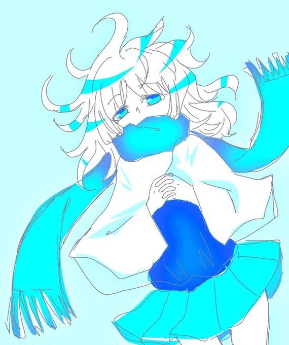 Twitterに初めて載せた絵の2度目のリメイク