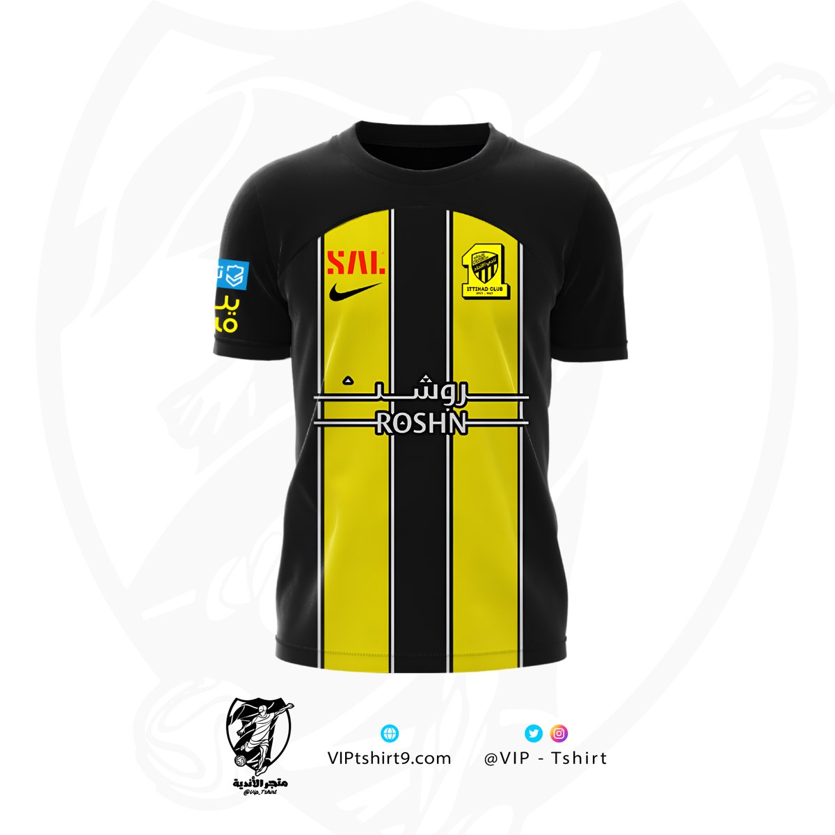 - تيشيرت الاتحاد الاساسي 
- امكانية طباعة اسمك و رقمك المفضل 
- المقاسات : S - M - L - XL - 2XL  

- رابط الطلب من الموقع 
2u.pw/FNcyhBE

 👏🏻لا تنسى اضافة كوبون الخصم : T10  ⁧  #متجر_الاندية⁩