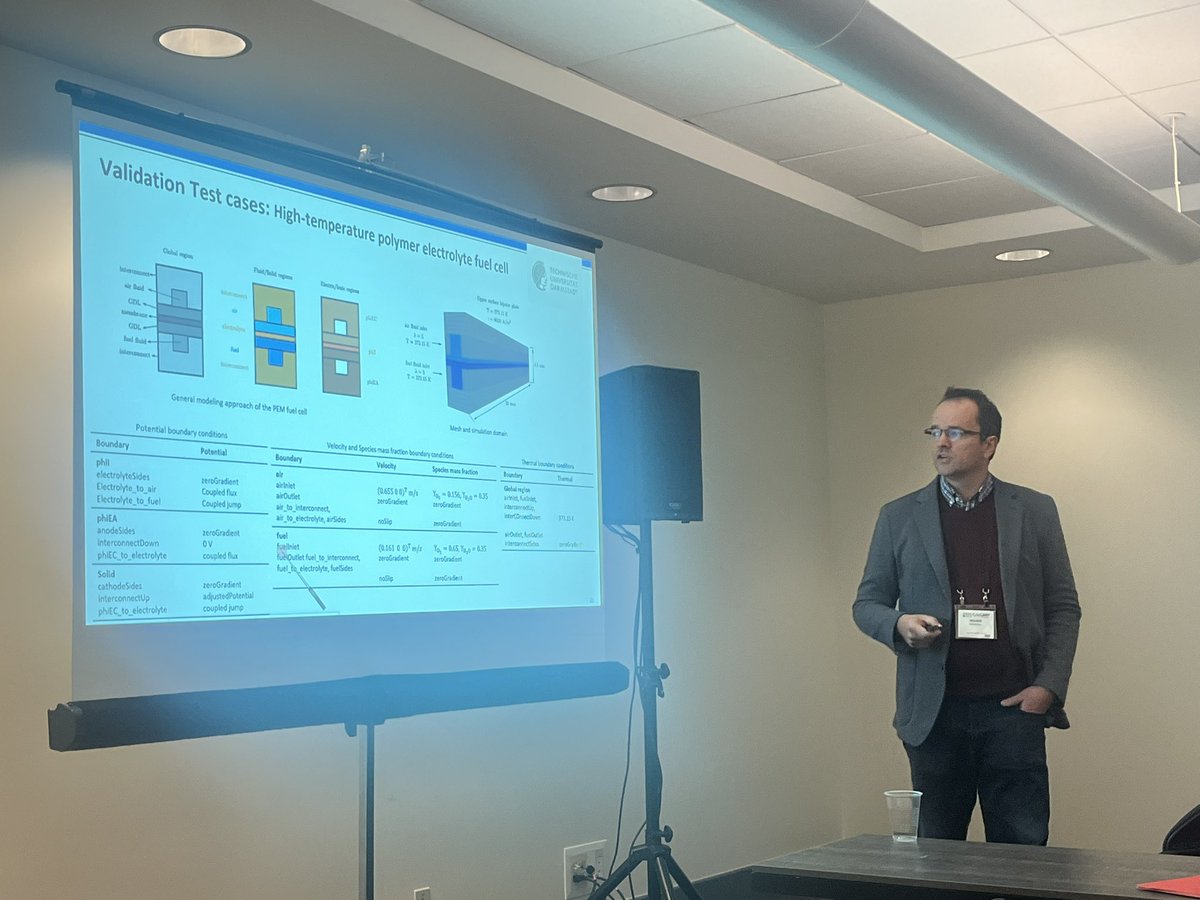 Daniele Marchisio (@danielemarchis1) on Twitter photo Great talk by @hmar24049502 from <a href="/TUDarmstadt/">TU Darmstadt</a> on the efficient coupling of physical processes within the #openfoam ecosystem. Many lessons learnt for simulating multiphase multiscale processes with #CFD ! Great talk by @hmar24049502 from <a href="/TUDarmstadt/">TU Darmstadt</a> on the efficient coupling of physical processes within the #openfoam ecosystem. Many lessons learnt for simulating multiphase multiscale processes with #CFD !