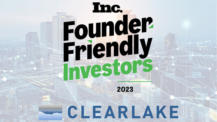 Clearlake Capital Group Named to Inc.’s 2023 List of Founder-Friendly Investors ow.ly/OpVh50Q2GLg