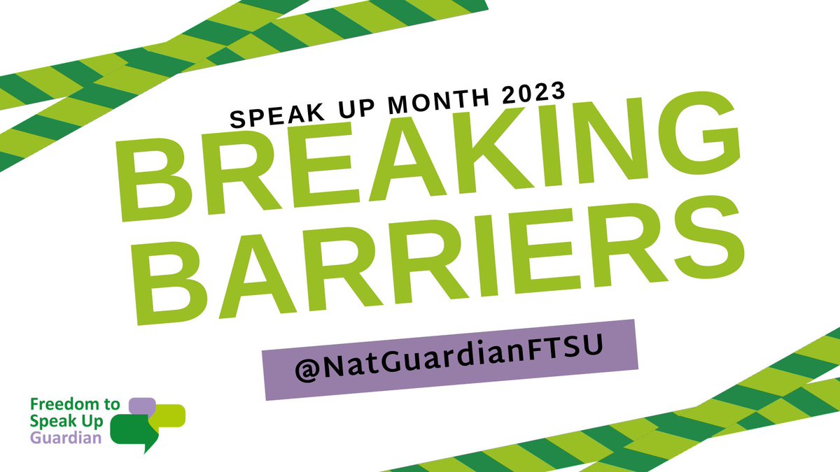 Today marks the final day of FTSU Month 2023. However it is important to remember that FTSU is available all year round and although the month has come to a close, this does not mean that speaking up is any less important. #BreakingFTSUBarriers @NatGuardianFTSU #FTSUMonth