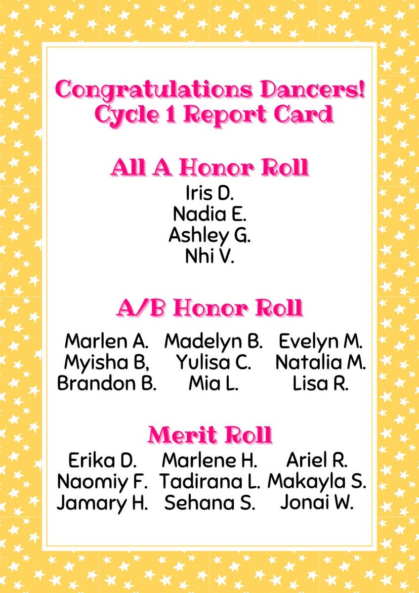 ✨ Congratulations to our honor and merit roll dancers from Cycle 1! ✨ @AldineISD @aldinefinearts @OOT_AldineISD #MyAldine @Eisenhower_AISD