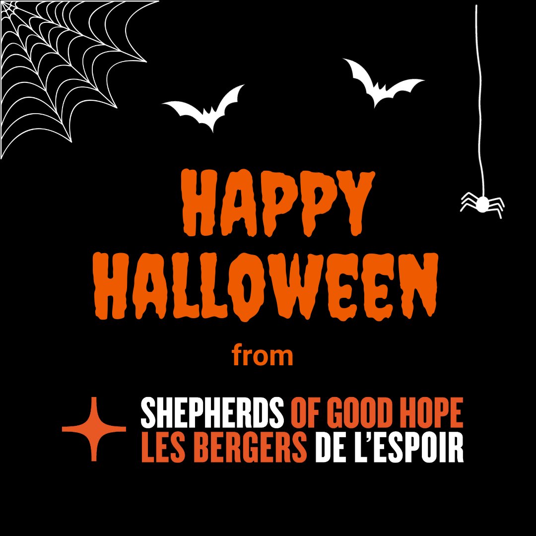 All of us at Shepherds of Good Hope wish you a happy, safe and spooky Halloween!!! 🧡🧡🧡👻🦇🕷️🎃🧡🧡🧡