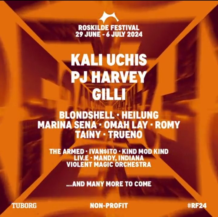 kaliuchisbrasil's tweet image. Kali Uchis é headline da edição de 2024 do Roskilde Festival #RF24