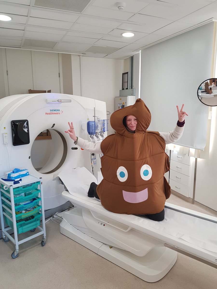 Happy Halloween to one and all. Ct scan in St James's done & thanks to my friend Dee for my costume! @IEColonCancer @MarieKeating @IrishCancerSoc @HSELive @BreakthroCancer @petermlaurent @stjamesdublin @CancerInstIRE @Dromford @hole_cancer #never2young #EOCRC #CRCSM