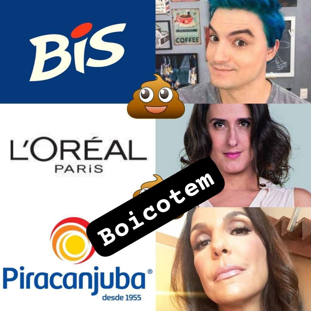 nelsonpaffi's tweet photo. #BisNuncaMais 
#LorealNuncaMais 
#PIRACANJUBANuncamais
Quem apoia a esquerda tem que assumir a responsabilidade.
BIS já não vende mais em mercados.
Vamos fazer o mesmo com Loreal e Piracanjuba. https://t.co/xLxwtVJuXk