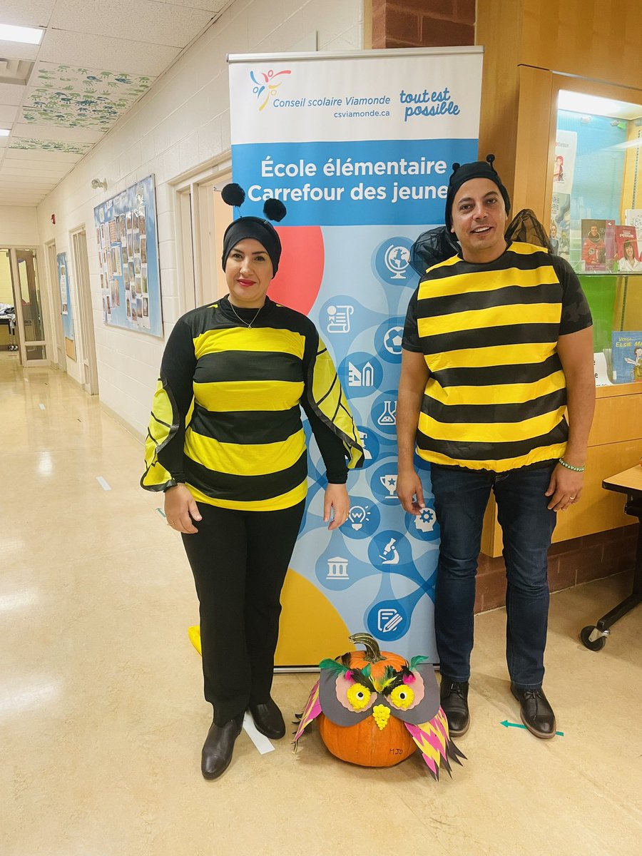 Les 🐝🐝🐝 de <a href="/CDJ_Viamonde/">Carrefour des jeunes</a> vous souhaite une bonne journée d’Halloween .