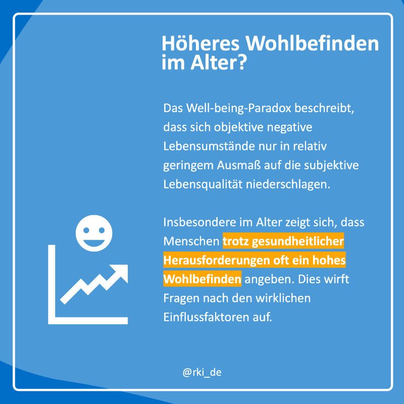 rki_de's tweet photo. Das Wohlbefinden hängt nicht nur von äußeren Umständen ab, sondern auch von Erwartungen und gesellschaftlichen Normen. Positive Veränderungen bringen nicht immer die erwartete Freude, negative stimmen uns nicht immer unzufrieden.

❓❗️ #WasIstEigentlich das Paradox dahinter? ⬇️