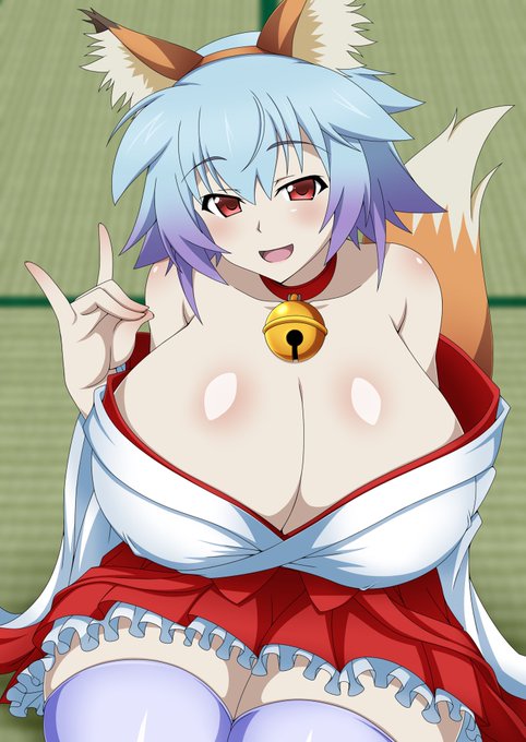 「IS2」10周年記念絵その5
狐巫女コス楯無さん 