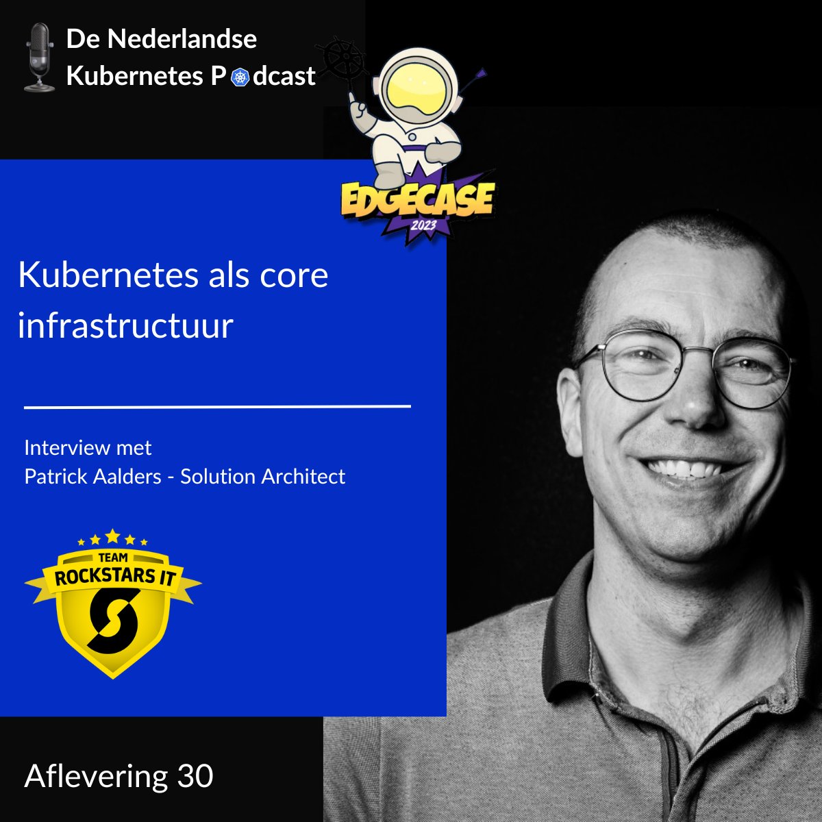 🚨 Aflevering 30 🚨 is beschikbaar! Tijdens #Edgecase2023 hadden we het genoegen om Patrick Aalders, Solution Architect bij Team Rockstars IT, te interviewen. 
#Kubernetes #Talos
k8spodcast.nl/afleveringen/a…