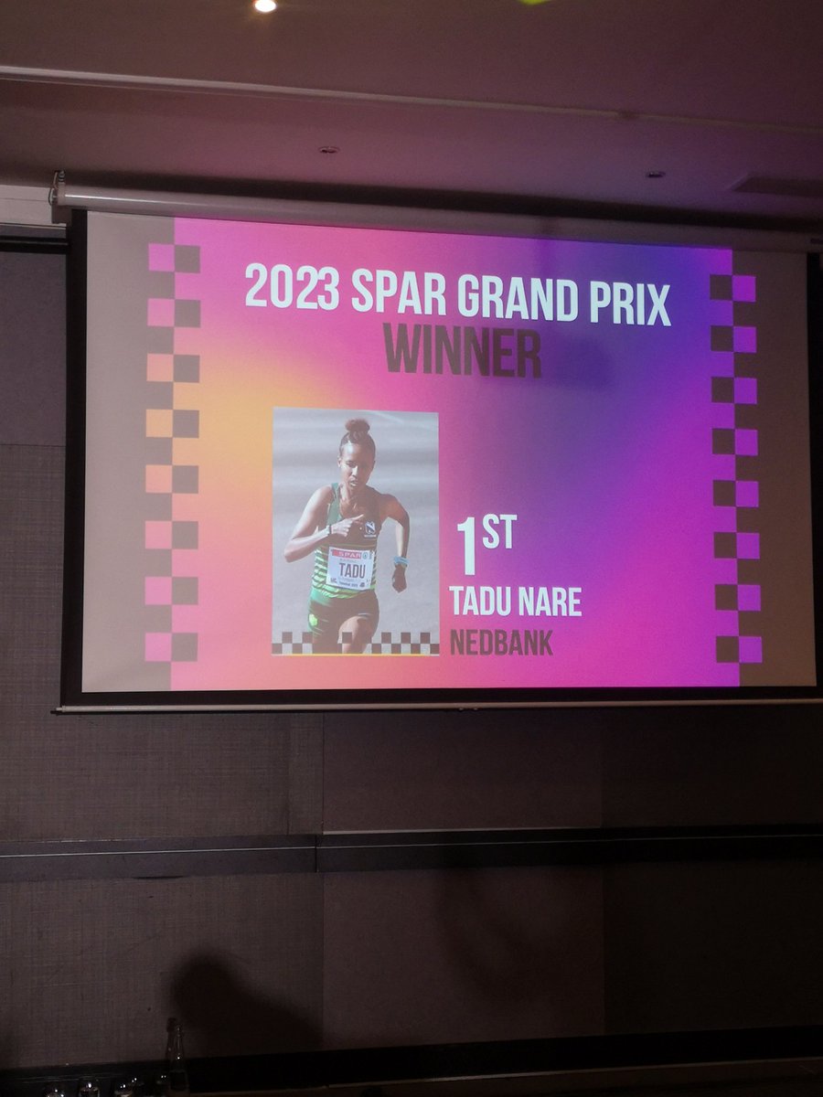 2023 SPAR GRAND PRIX WINNER IS TADU NARE <a href="/SPARGrandPrix/">SPAR Grand Prix</a>