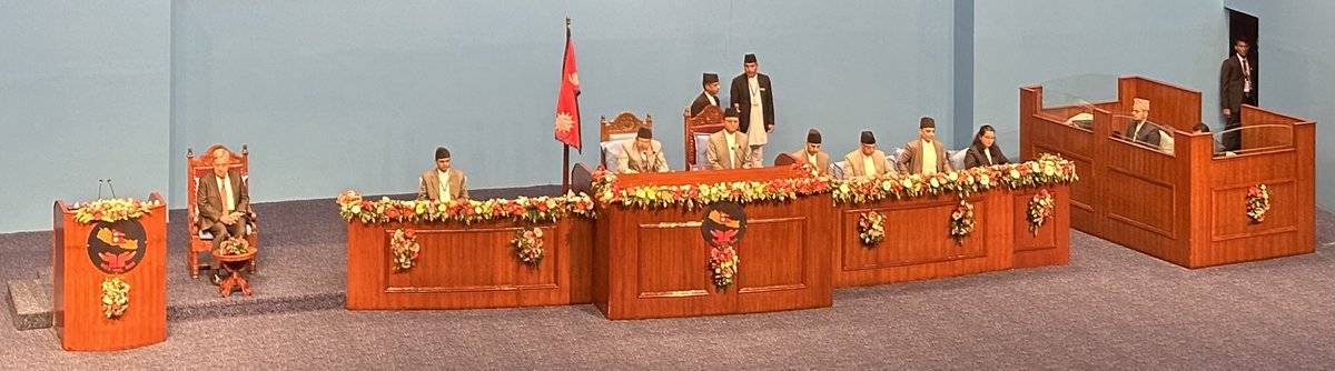 #UN General Secretary H.E. ⁦@antonioguterres⁩ at the joint session of the #FederalParliament of #Nepal 🇳🇵today….!!! #UN_Nepal #UNDP ⁦@UNDPNepal⁩ ⁦@UNDP⁩