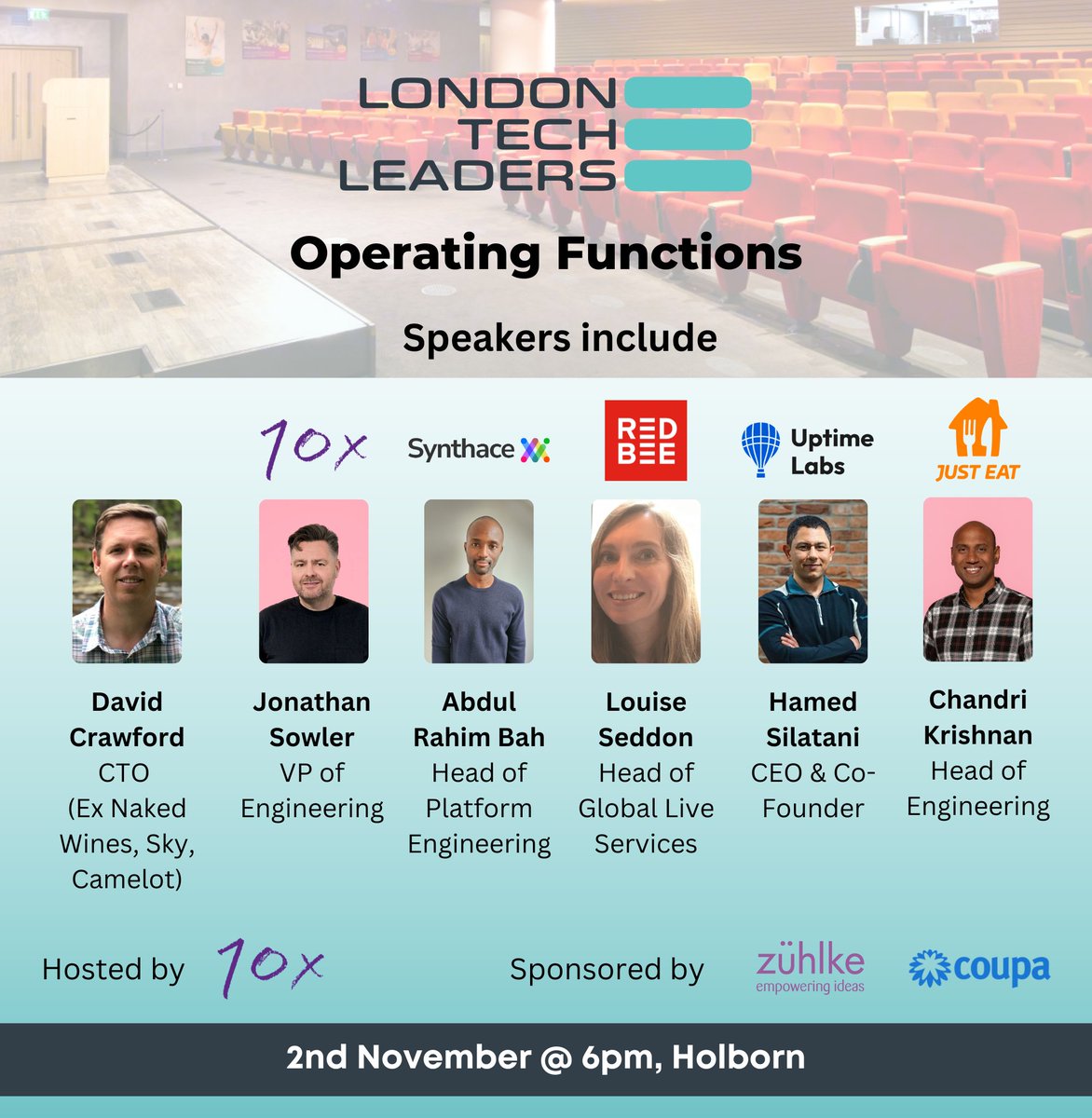 This Thursday at 6pm we are back! Sign up for our in-person event below londontechleaders.io/event/london-t…