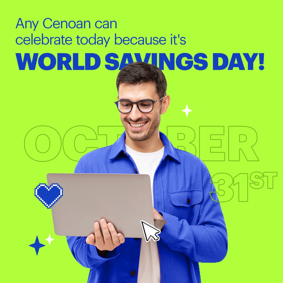 cenoaapp's tweet photo. Let’s celebrate today, because it’s World Savings Day! 💚
You know what they say, “many a little, makes a mickle”.
Download Cenoa and start your investment journey today.
#superwallet #investment #fintech #earnyield #transaction #blockchain #inflation #worldsavingsday https://t.co/UB23I9lwsr