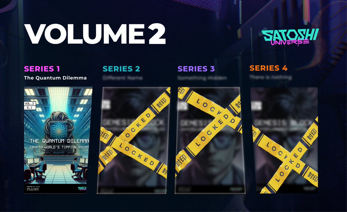 📕The Quantum Dilemma, S.1, Vol. 2.0 is out!📕  

In 2019, scientists in a clandestine lab unlock quantum computing's potential, endangering cryptocurrency's security, leading to a race against time to safeguard the digital future 🖥️

webtoons.com/en/canvas/sato…

#SatoshiUniverse
