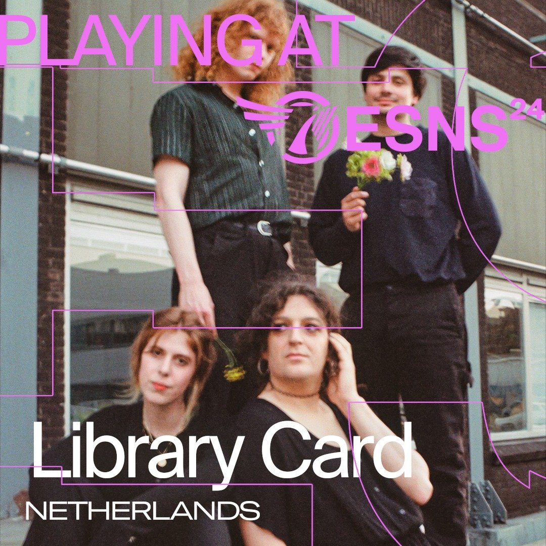 Library Card staat op Noorderslag. Trots op deze vier.