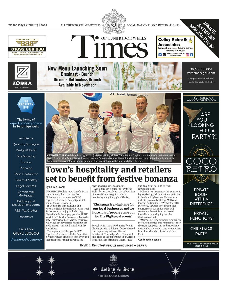 TownSq is coming to Tunbridge Wells!

We're very excited to announce that following the completion of legals, we have entered the next phase of our partnership to open our new coworking space.

Read more about it in The Times of Tunbridge Wells (page 4): buff.ly/47vHhTl