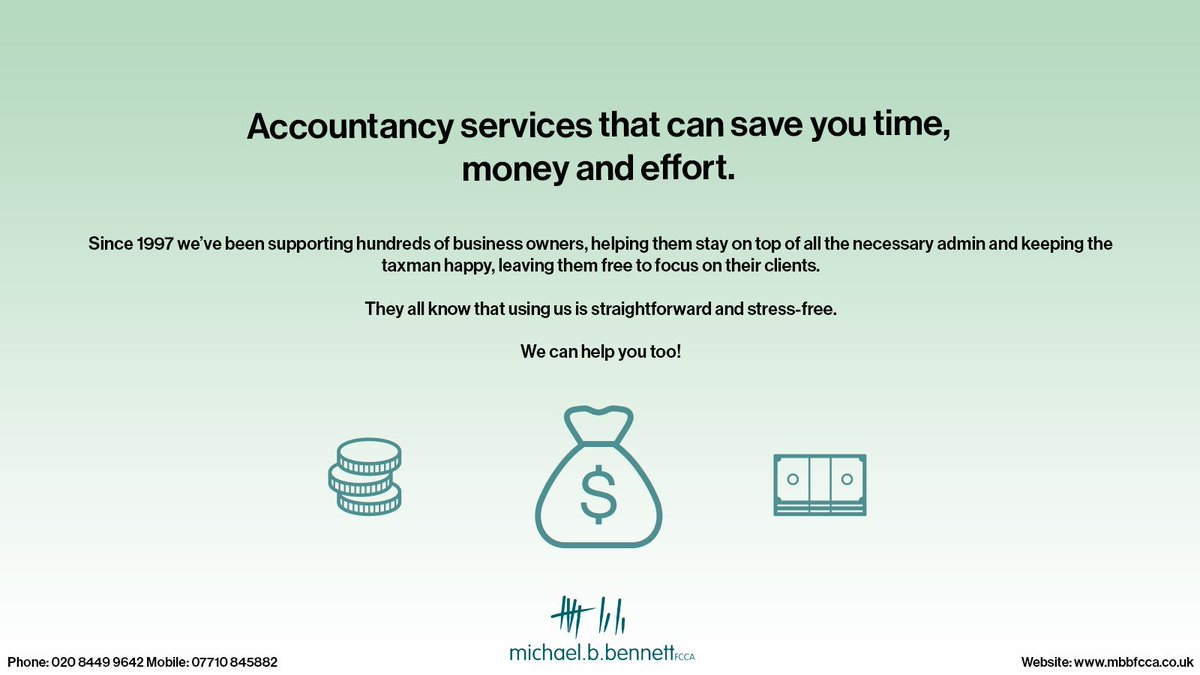 mbbfcca's tweet photo. Contact us to see how we can help you save time and money! 

#accountant #accountancy #tax #taxadvisor #taxreturn #vat #payroll #bookkeeping #MTD #businessplan #companyformation #payroll https://t.co/uJREqRC51Z