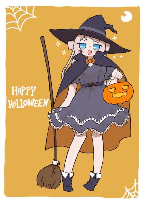 「ハロウィン 魔女」のTwitter画像/イラスト(新着)