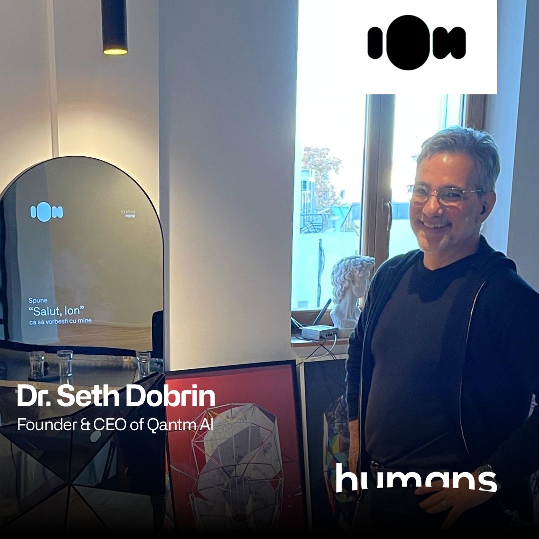 1/3
Proud to have dr. <a href="/SDobrin/">Seth Dobrin,PhD</a>, an accomplished authority in AI, visit us at the Humans.ai office in Bucharest. Dr. Dobrin had the opportunity to interact with <a href="/noisuntemion/">ION</a>, the AI Government Adviser developed by Humans.ai for the Romanian Government.