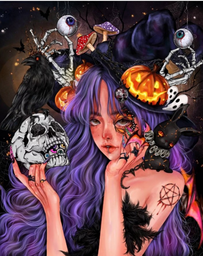 Happy Halloween 🎃😈👻🕸️

Magical Girl 
reserve 0.15 ETH
1/1 edition

A little girl with some magical powers She will lead us to only miracles.

on Foundetion

foundation.app/@Thita_style/g…