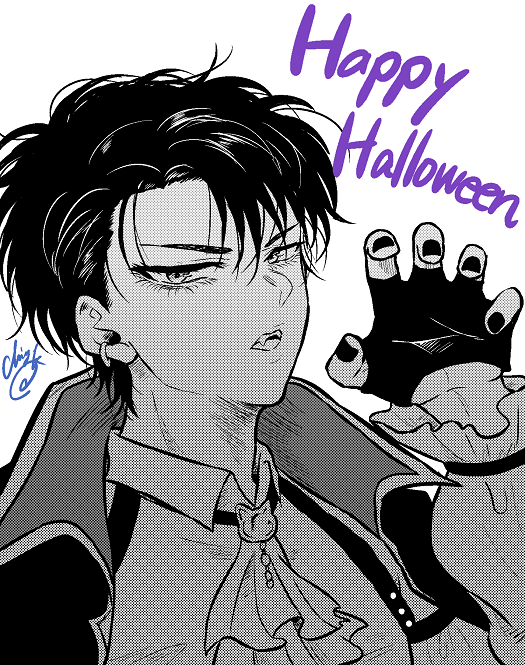 らくがき流🦊🧛 ハッピーハロウィン👻🎃🕸