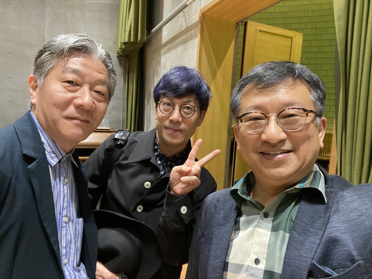 GWE指導教員 #瀬尾宗利 先生 #鈴木英史 先生 と共に12月のコンサートに