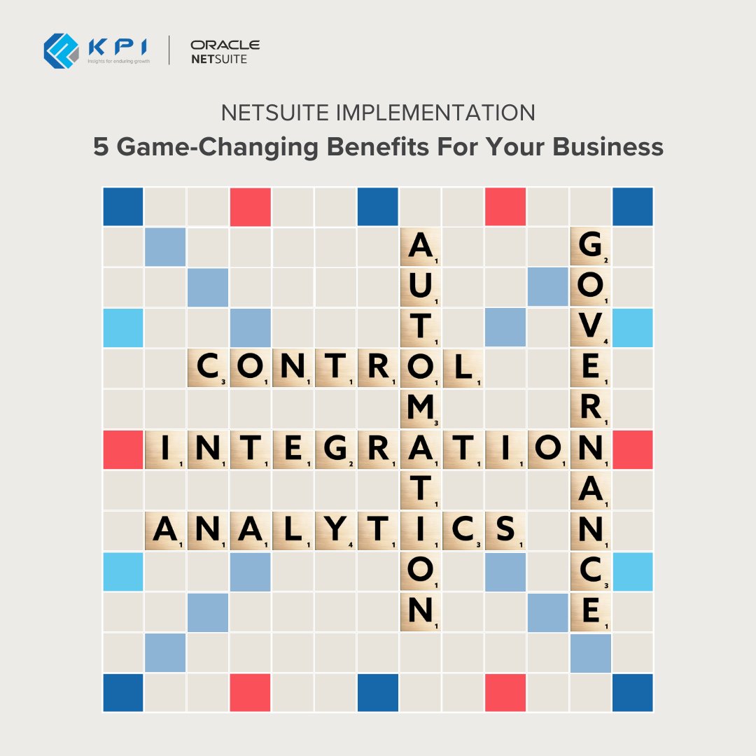 KPI_insights's tweet image. Discover the five key benefits that can revolutionise and streamline your business processes: lnkd.in/dSFB3Bmx

#Oracle #NetSuite #NetSuiteERP #NetSuiteImplementation #ERP #BusinessSolutions #BusinessGrowth #KPI #SuiteTuesdays