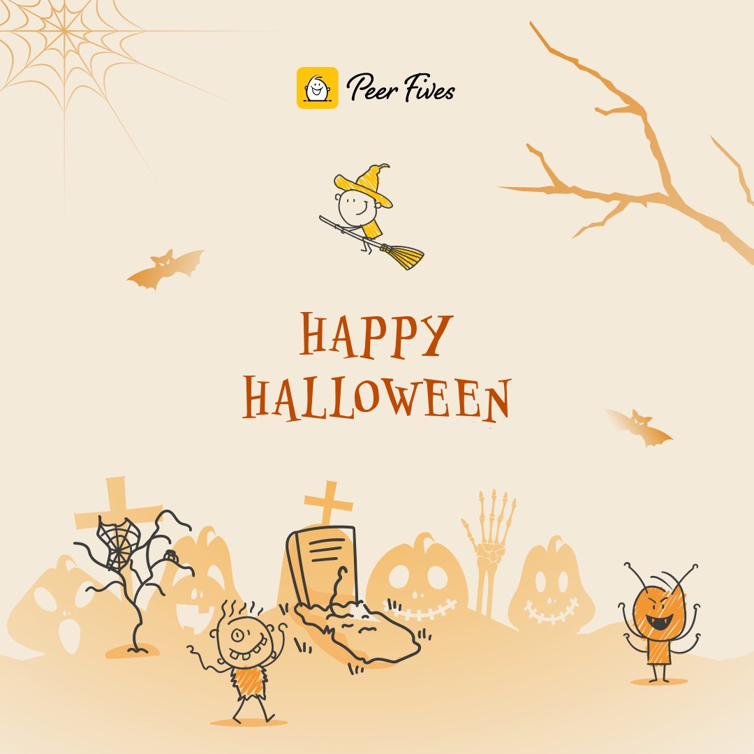 🎃 Wishing you a fang-tastic Halloween! 👻 Embrace the spooky season with peerless rewards and ghoulishly good vibes at PeerFives! 🦇

#PeerFrightfullyGood #HalloweenFun #peerfives #rewardsandrecognition #rewards #employeeengagement #engagement