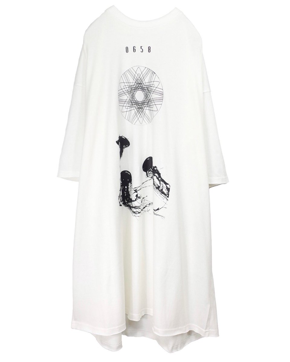 06580658　ゼロロクゴーハチ　Dirty rose long shirt