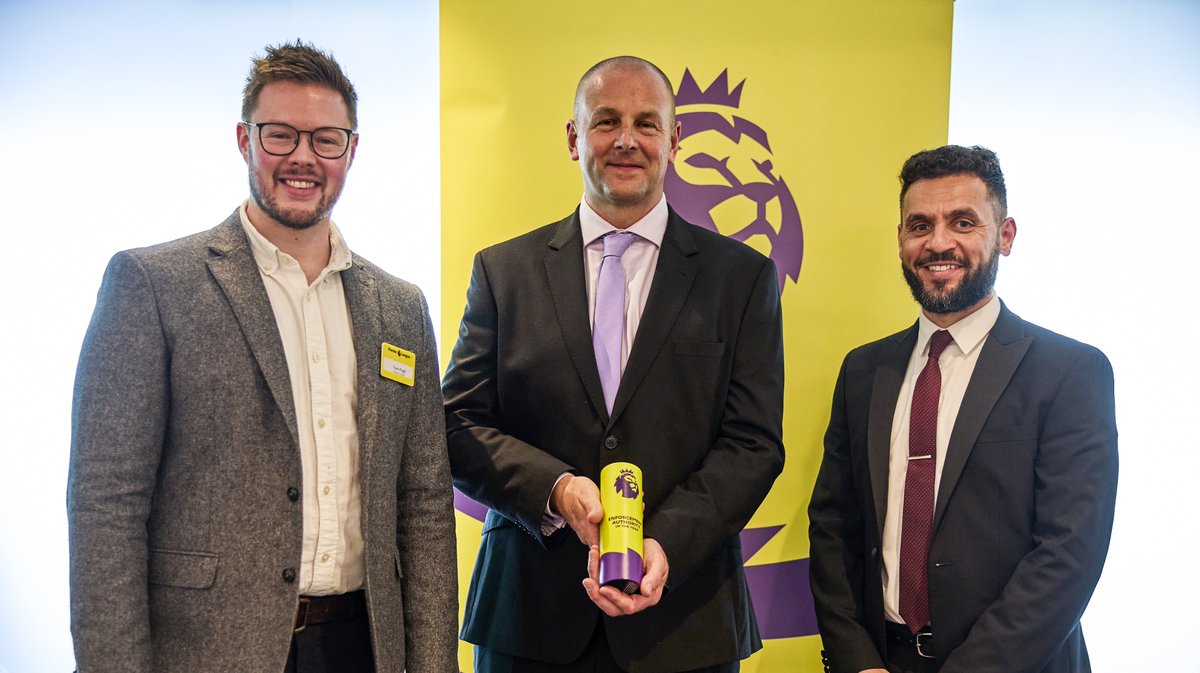 Greater Manchester Police have been recognised by the Premier League for their contribution to tackling the sale of counterfeit merchandise at the annual Football Against Fakes conference ➡️ preml.ge/67fxhqni